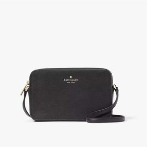 Kate Spade Black Leather Crossbody Bag in Perfect Condition